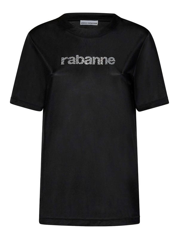 Rabanne Pull Col Rond - Noir