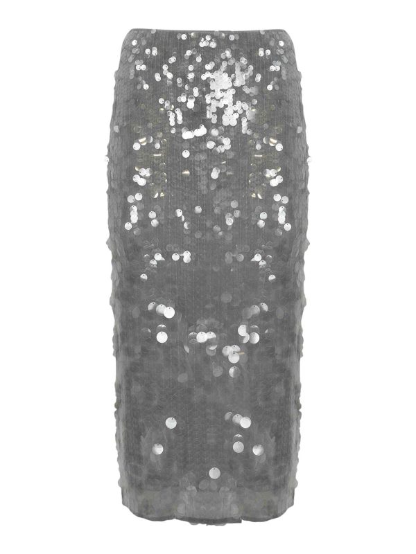 Patrizia Pepe Jupe Midi - Gris