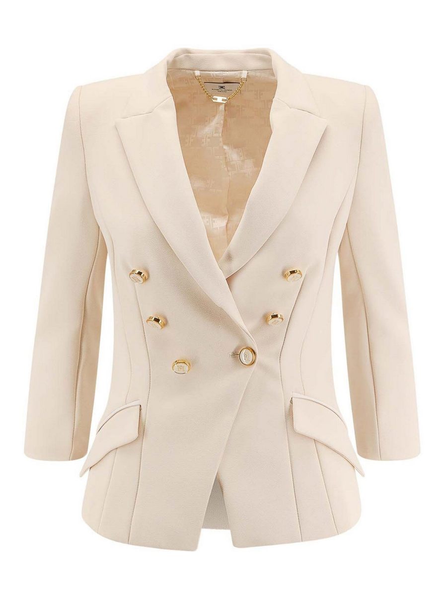 Elisabetta Franchi Blazer - Blanc