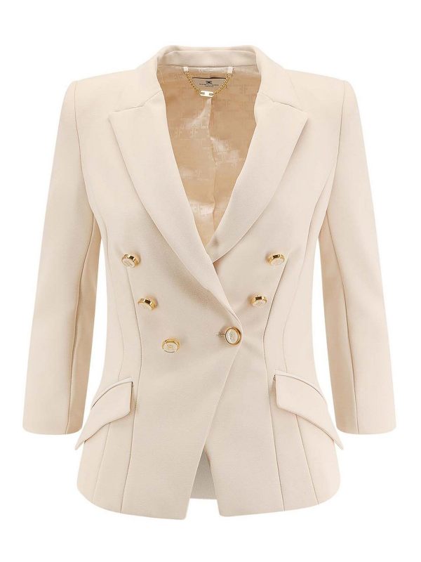Elisabetta Franchi Blazer - Blanc