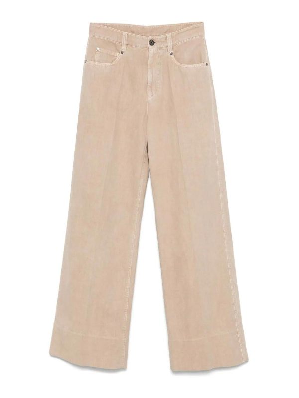 Brunello Cucinelli Pantalons Décontractés - Beige