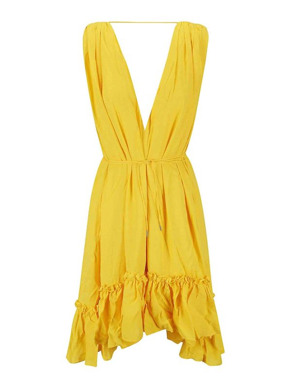AZ Factory Robe Courte - Jaune