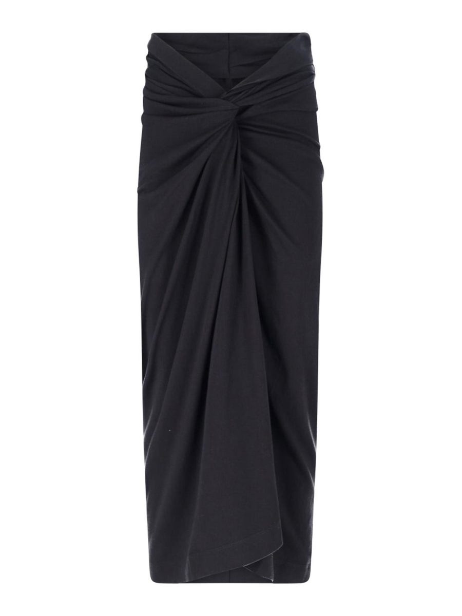 Dries Van Noten Jupe Midi - Noir
