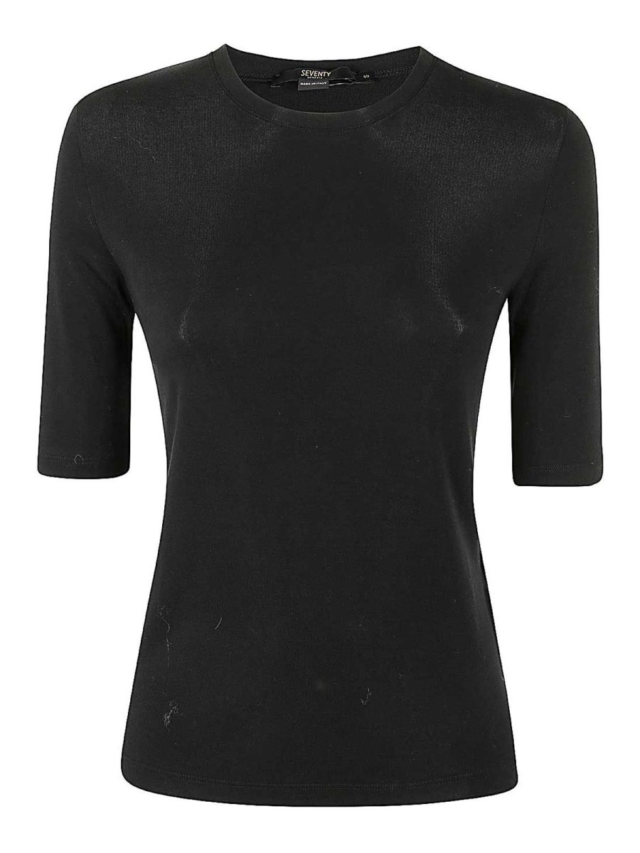 Seventy Pull Col Rond - Noir