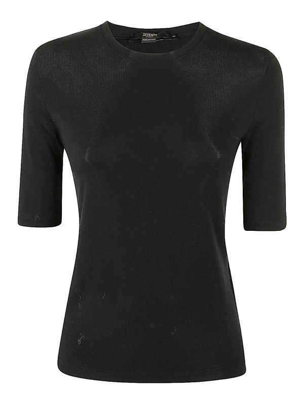 Seventy Pull Col Rond - Noir
