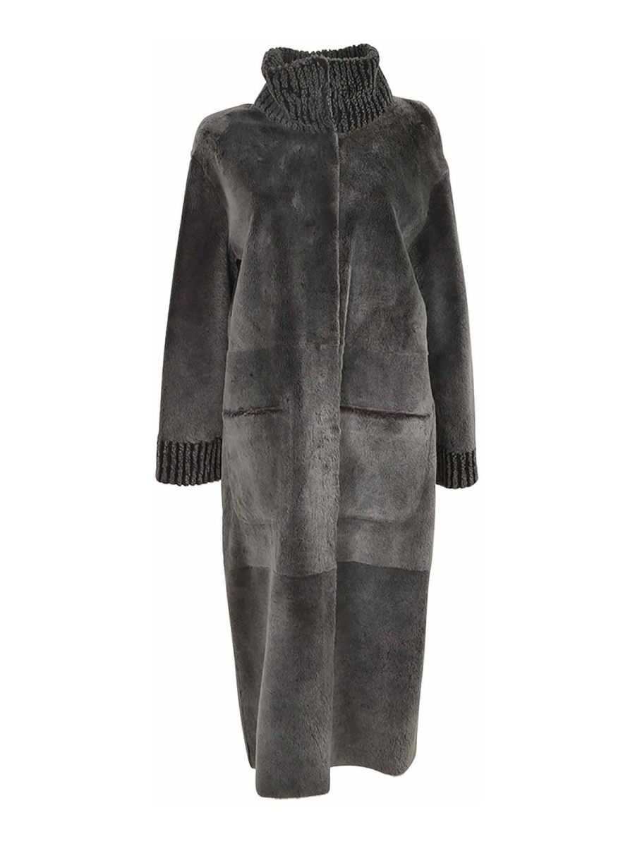 Simonetta Ravizza Manteau Court - Marron