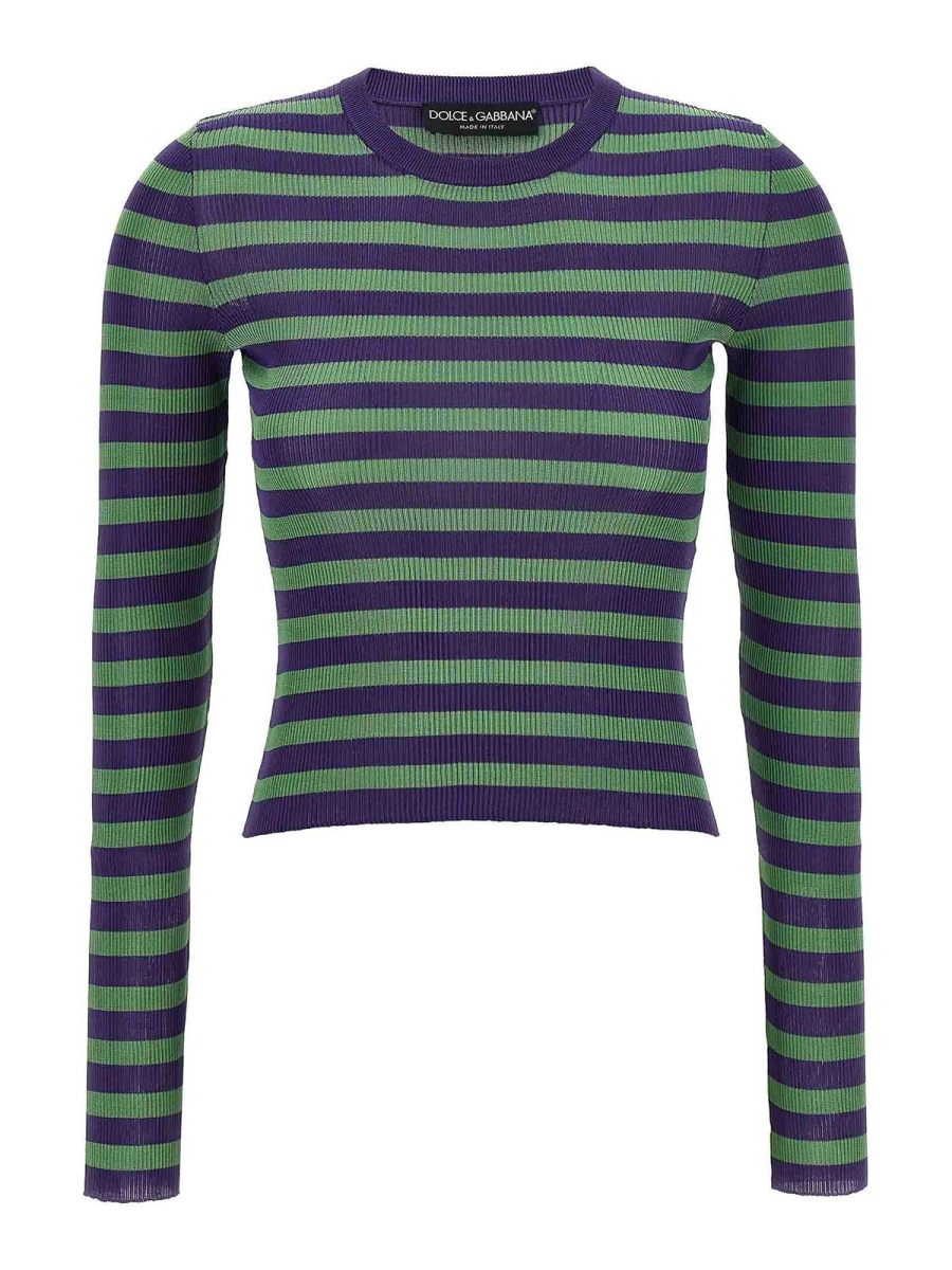 Dolce & Gabbana Pull Col Rond - Multicolore