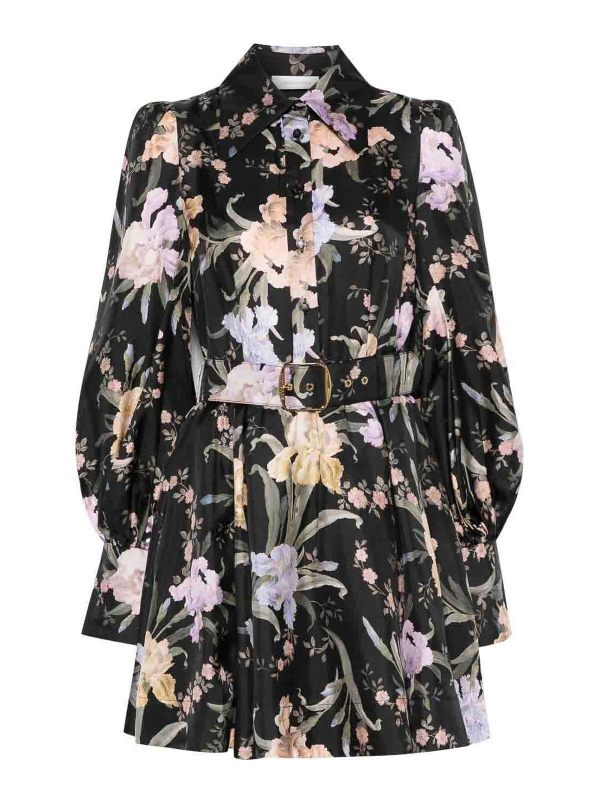 Zimmermann Robe Courte - Vert