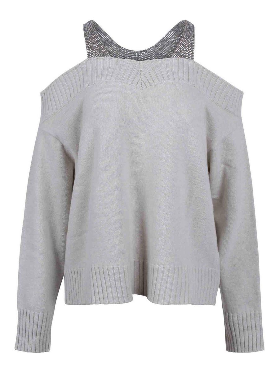 Giuseppe Di Morabito Pull Col Bateau - Blanc