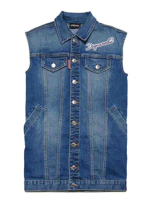 Dsquared2 Gilet - Bleu