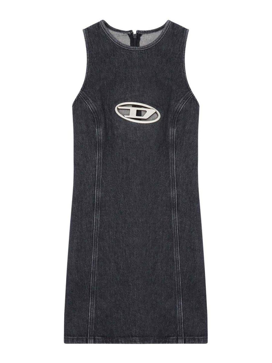 Diesel Robe Courte - Noir