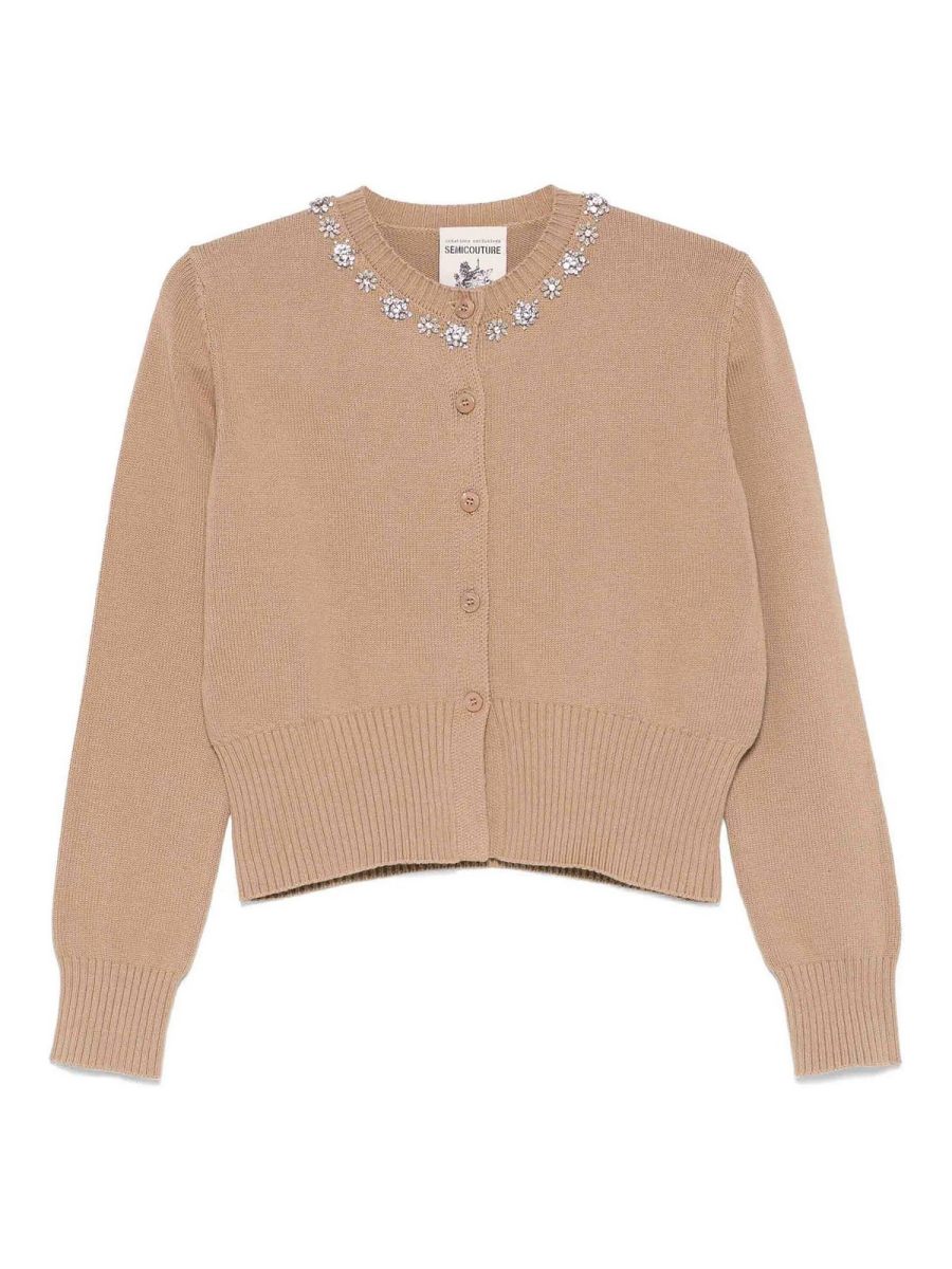 Semicouture Cardigan - Couleur Chair