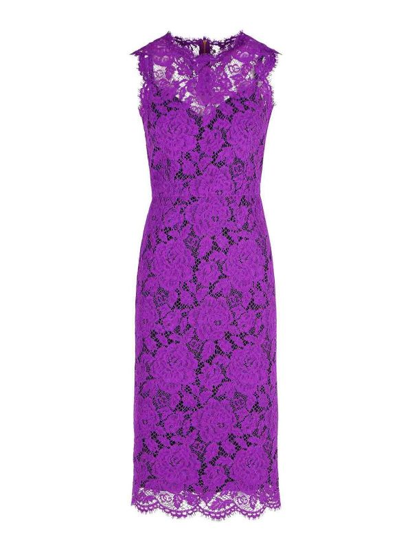 Dolce & Gabbana Robe De Cocktail - Violet