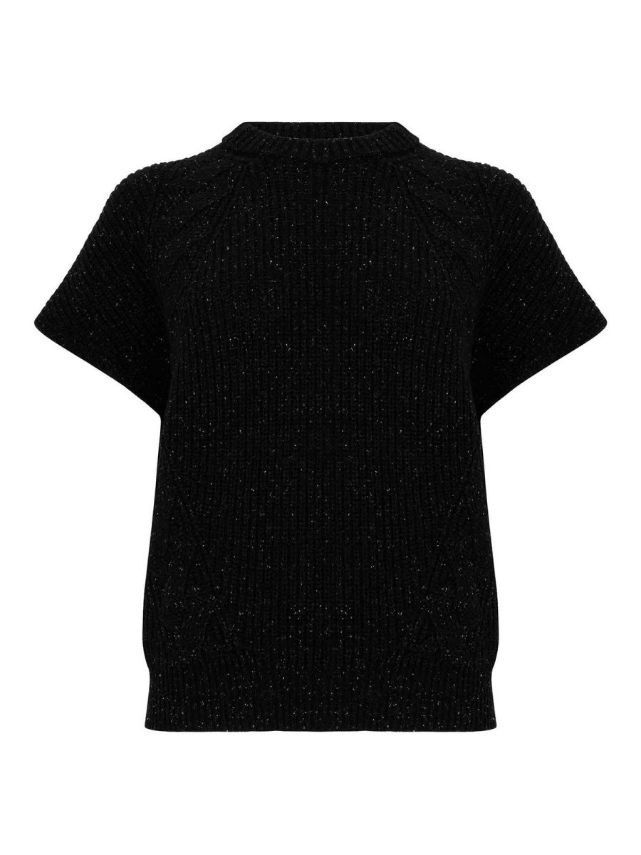 D. Exterior Pull Col Rond - Noir