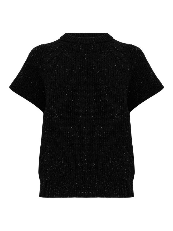 D. Exterior Pull Col Rond - Noir