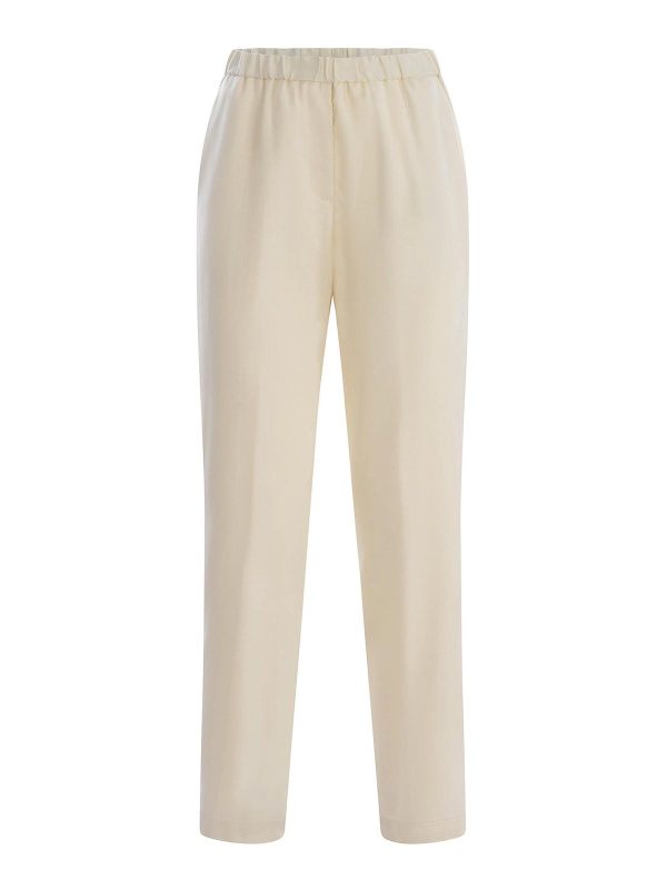Forte Forte Pantalons Décontractés - Blanc