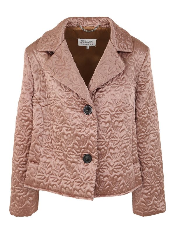 Maison Margiela Manteau Au Genou - Rose