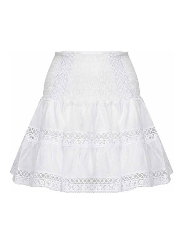 Charo Ruiz Mini Jupe - Blanc
