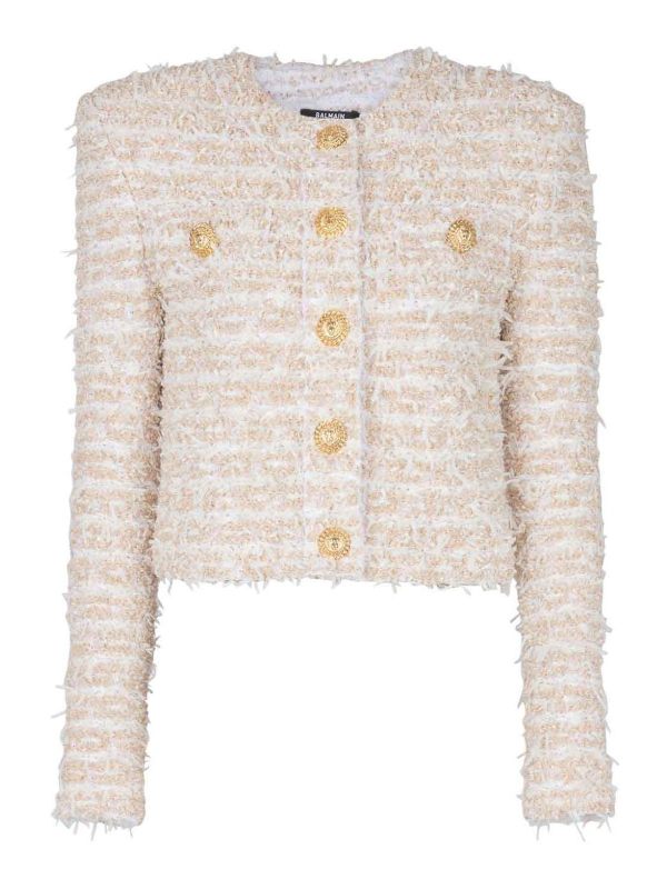 Balmain Veste Casual - Blanc