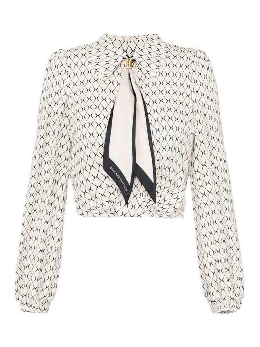 Elisabetta Franchi Chemise - Beige Clair