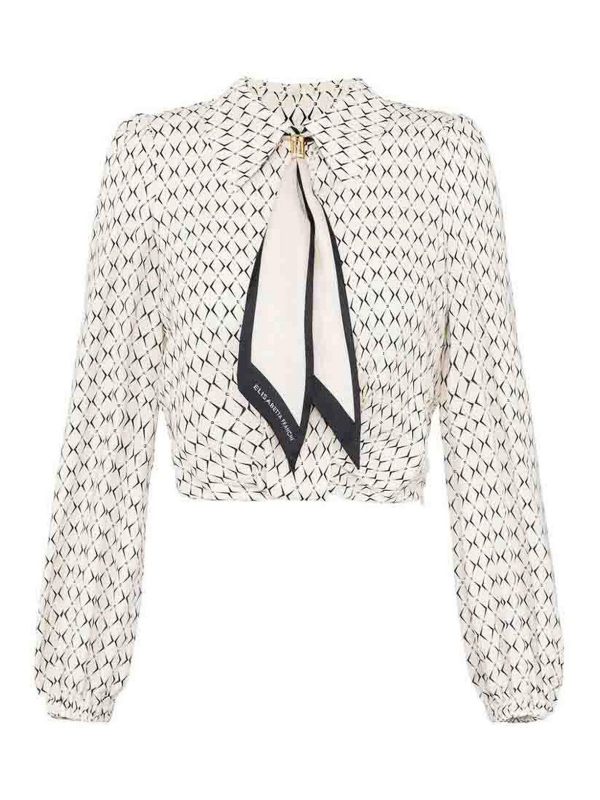 Elisabetta Franchi Chemise - Beige Clair