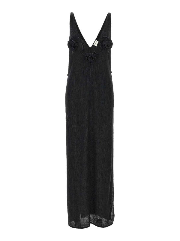 Magda Butrym Robe Au Genou - Noir