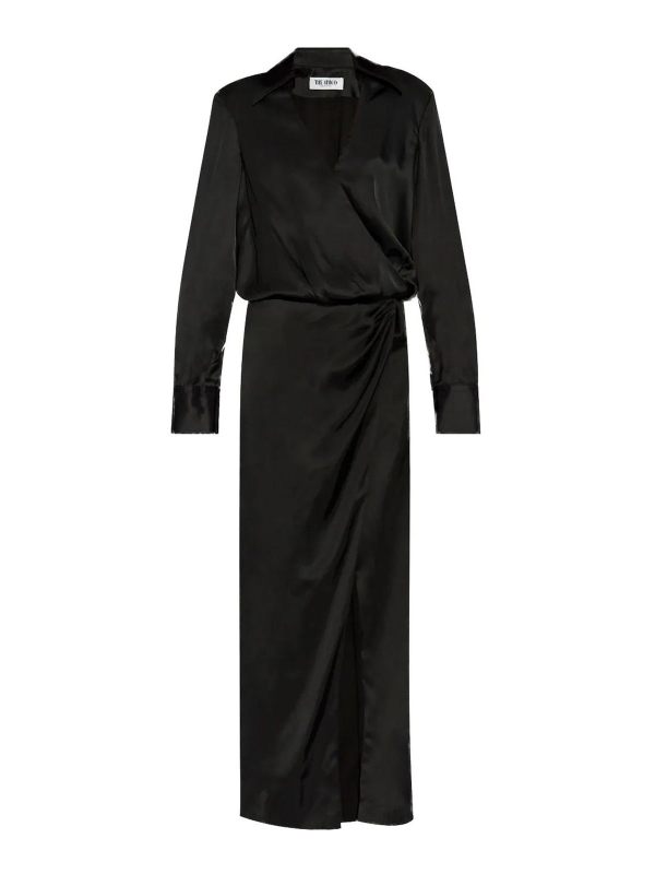 The Attico Robe Au Genou - Noir