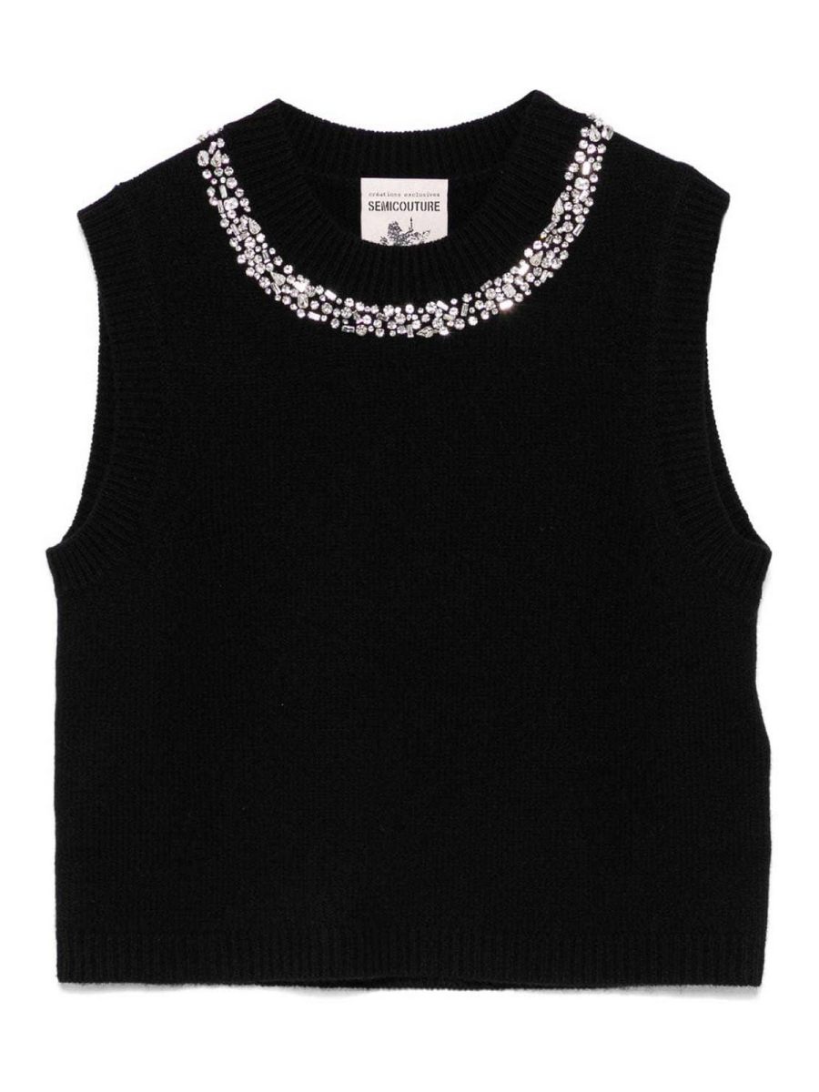 Semicouture Gilet - Noir