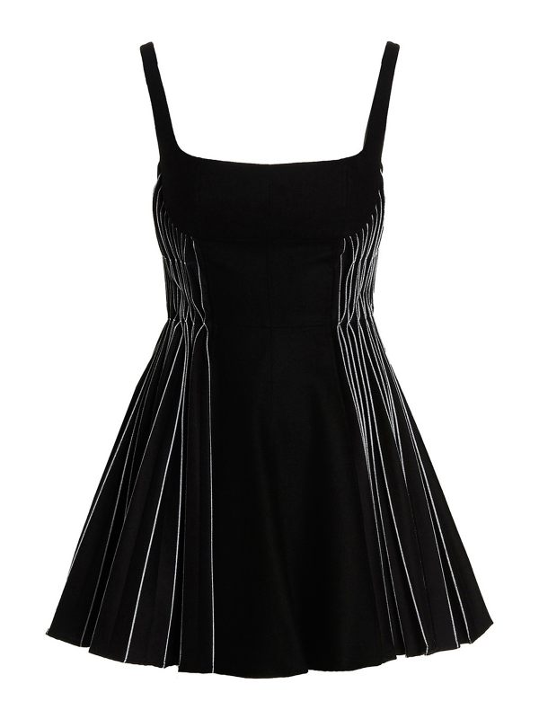 Giovanni Bedin Robe Au Genou - Noir