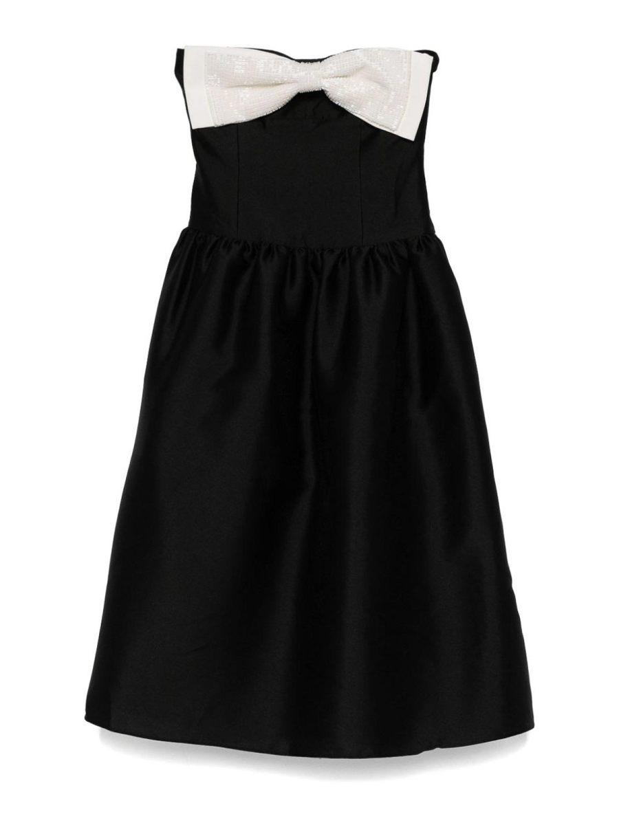 Self Portrait Robe Courte - Noir