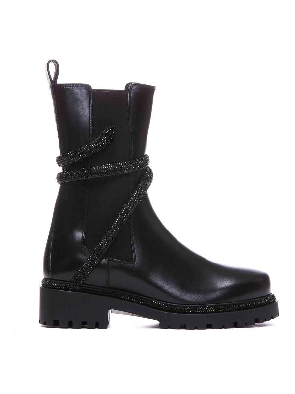 Rene Caovilla Bottines - Noir