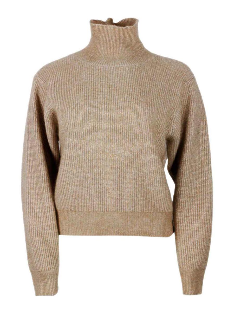Fabiana Filippi Pull Col Rond - Marron