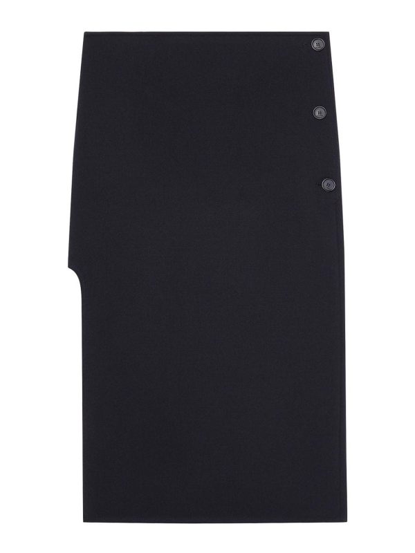 Courreges Jupe Midi - Noir