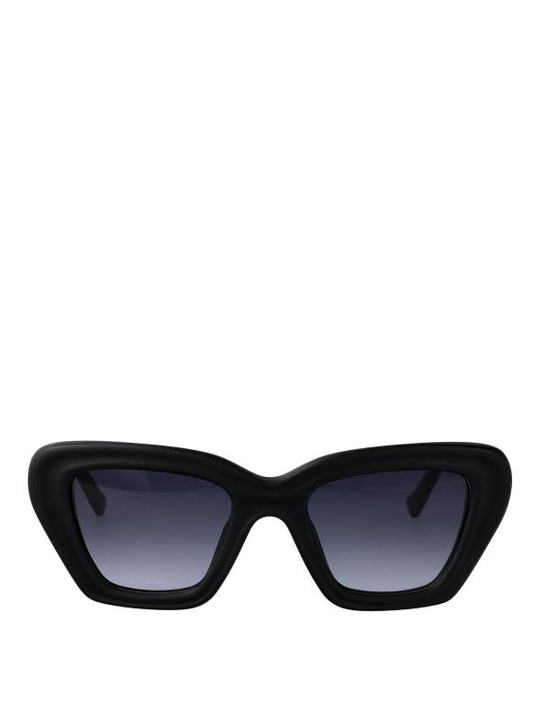 Yohji Yamamoto Lunettes De Soleil - Noir