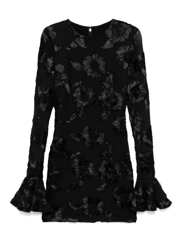 Rotate Birger Christensen Robe Courte - Noir