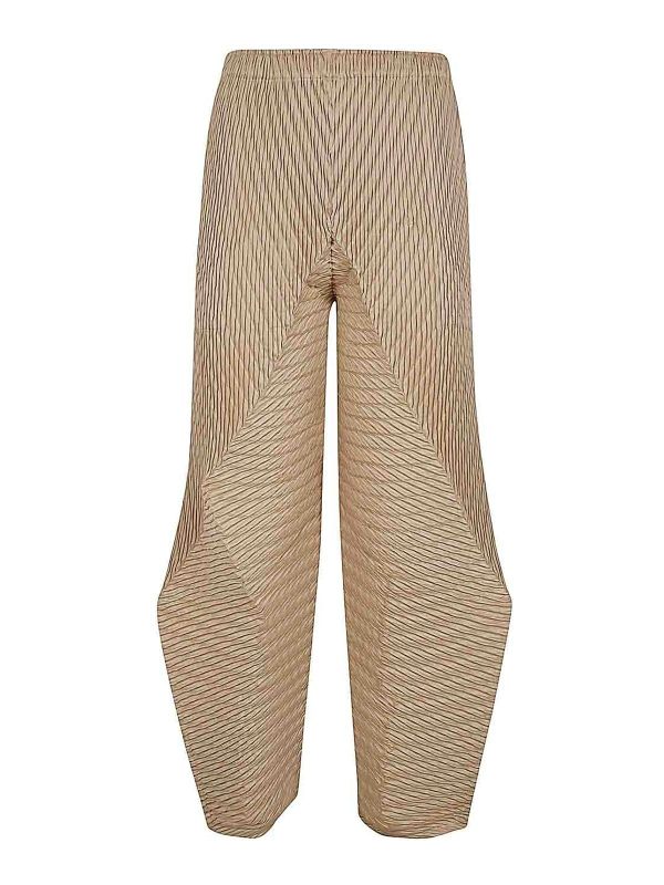 Pleats Please Issey Miyake Pantalon Couturier - Couleur Chair