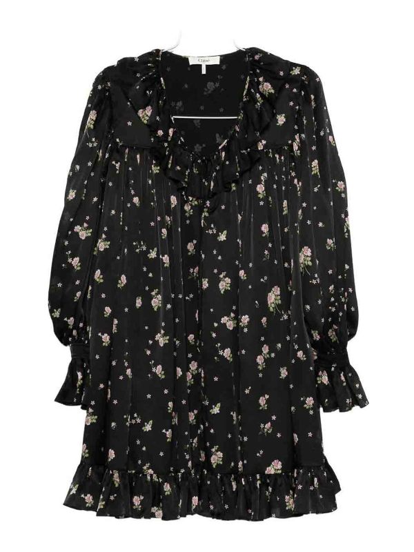 Chloe' Robe Courte - Noir
