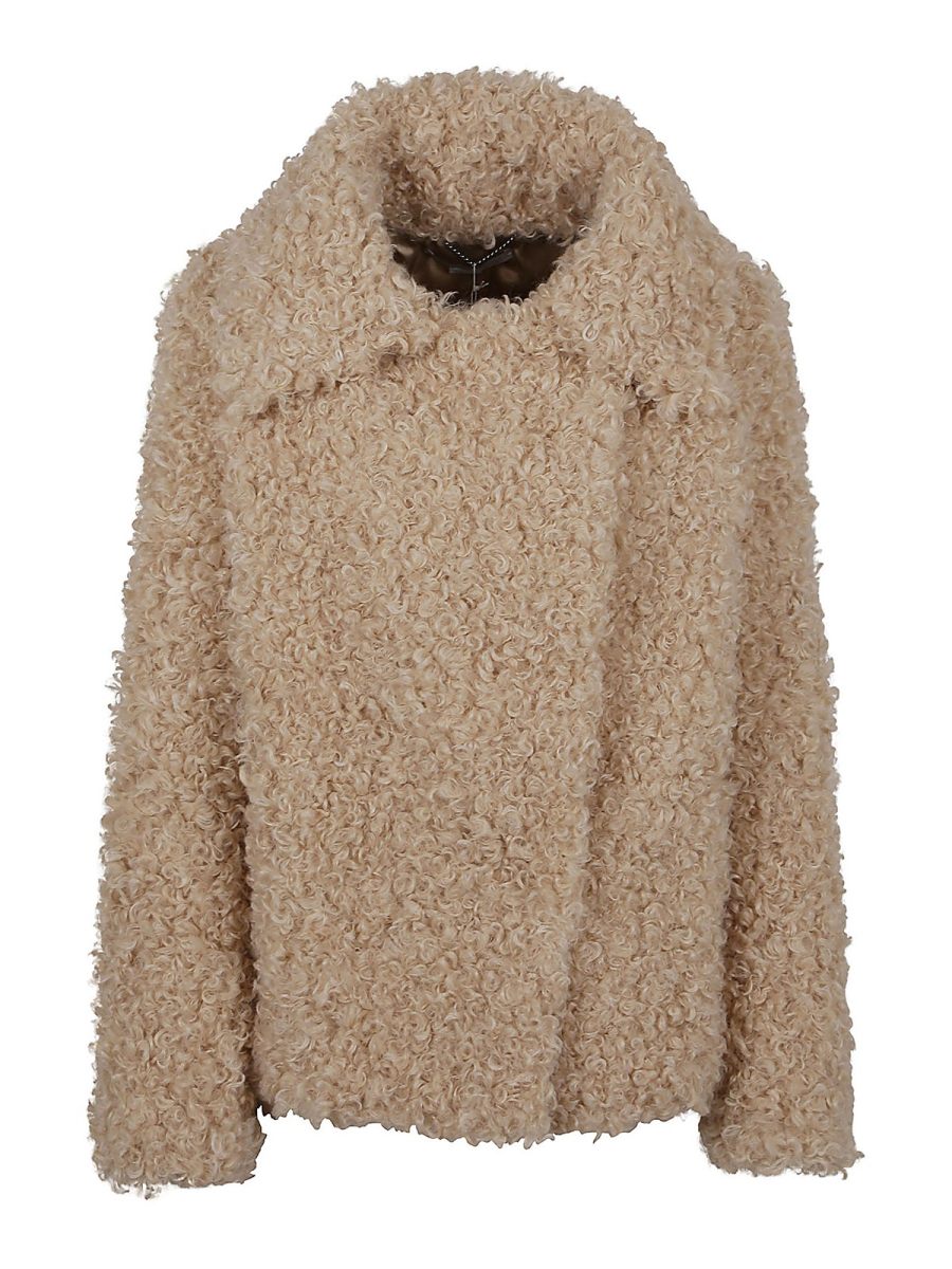 Stella Mccartney Manteau Court - Vert Foncé