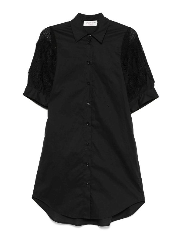 Ermanno Firenze Robe Au Genou - Noir