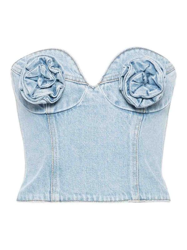 Magda Butrym Top - Bleu