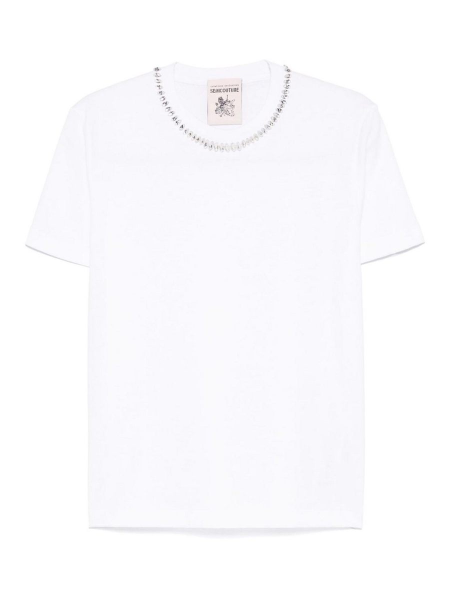 Semicouture T-Shirt - Blanc