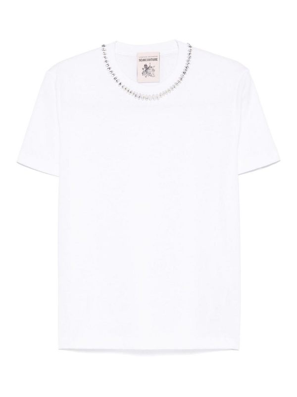 Semicouture T-Shirt - Blanc