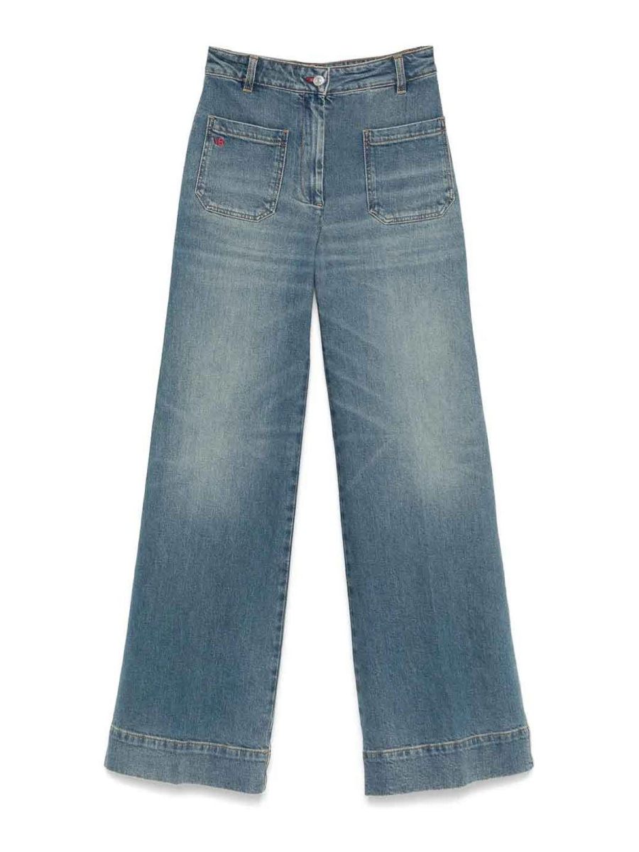 Victoria Beckham Jean Droit - Bleu Clair