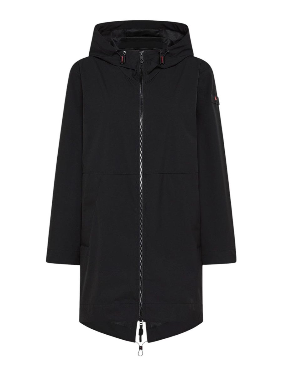 Peuterey Manteau Au Genou - Noir