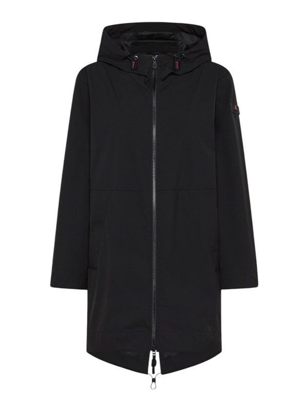 Peuterey Manteau Au Genou - Noir