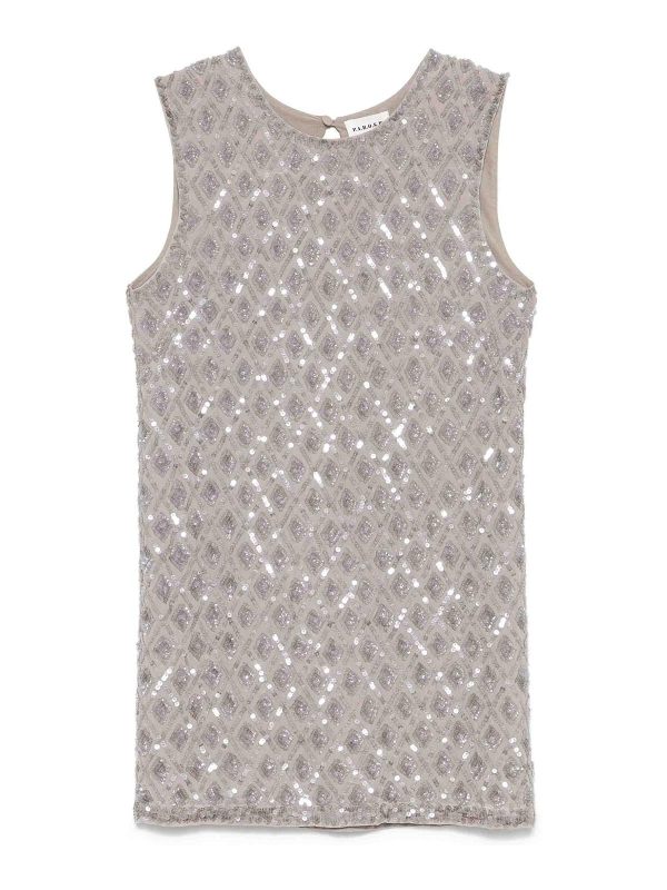 P. A.R. O.S. H. Robe Courte - Rose Clair