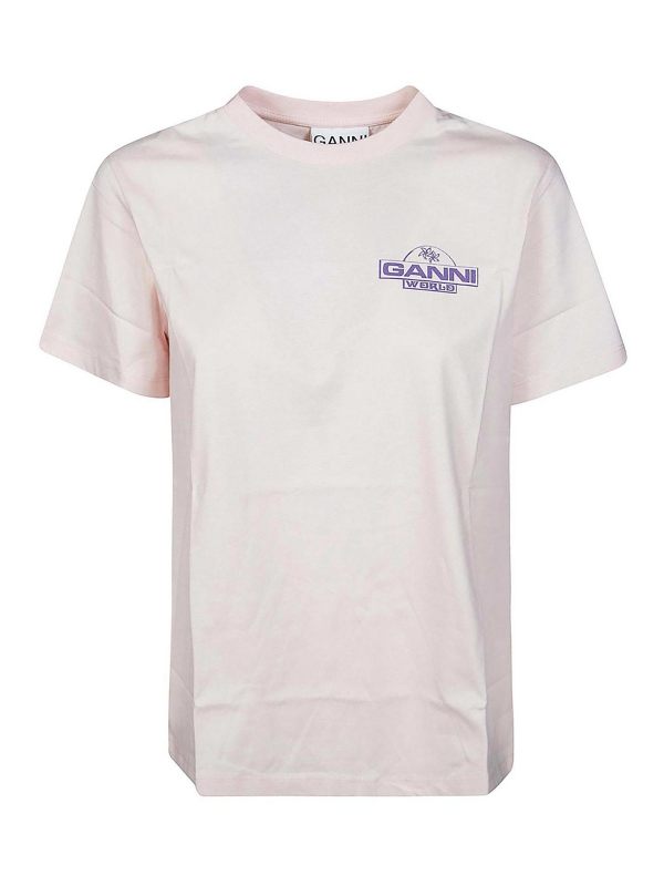Ganni T-Shirt - Rose