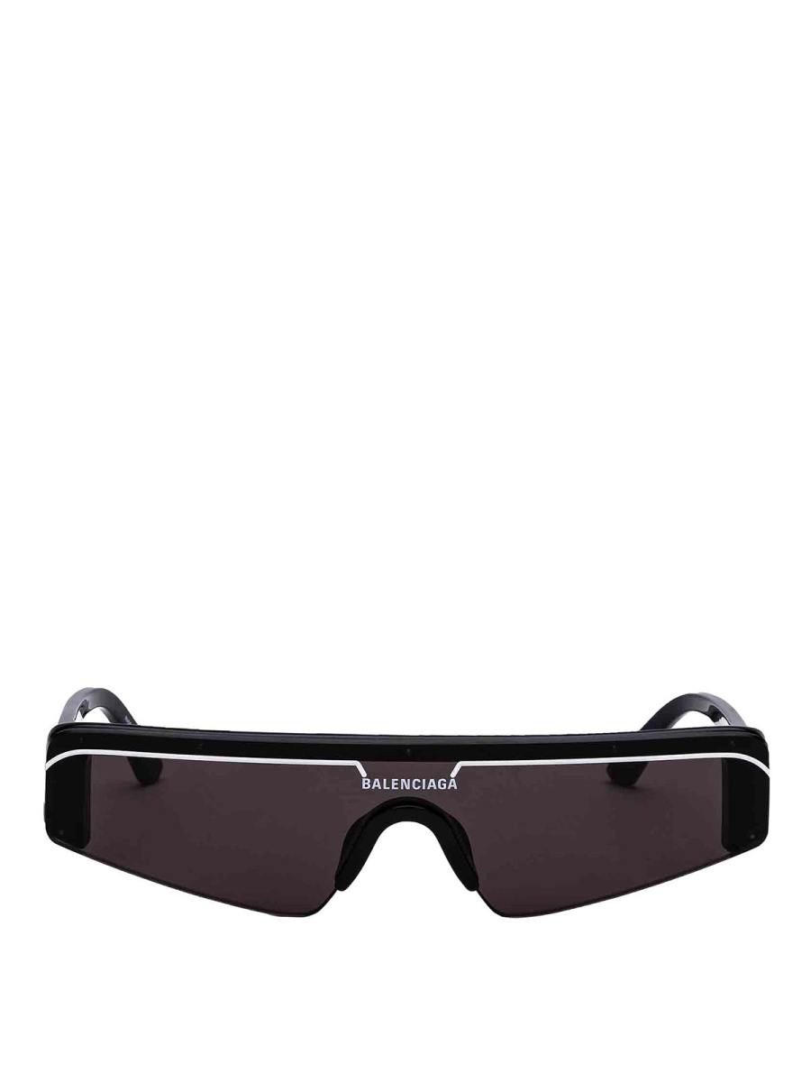 Balenciaga Lunettes De Soleil - Noir