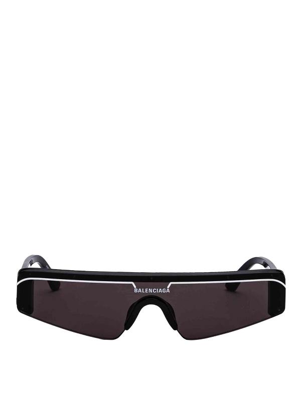 Balenciaga Lunettes De Soleil - Noir