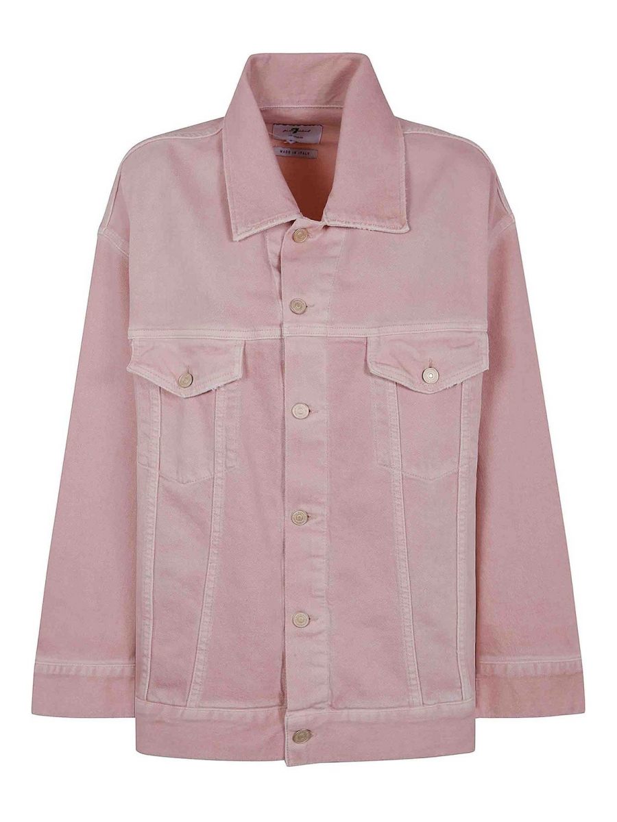 7 For All Mankind Veste Casual - Rose